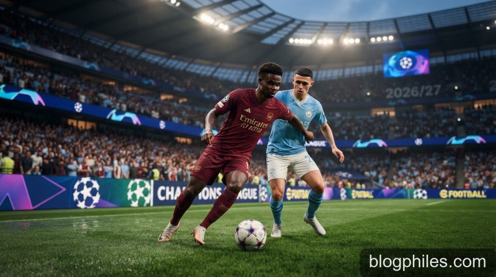 Champions League 2026/27: Arsenal và Man City khẳng định vị thế ứng viên vô địch