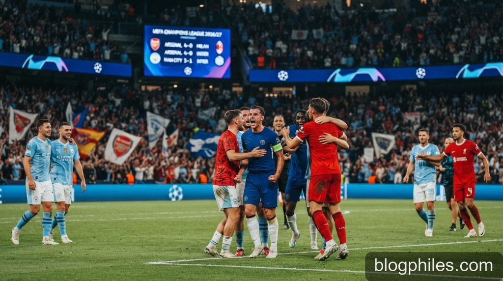 Champions League 2026/27: Sức mạnh áp đảo của các đại diện Premier League sau lượt trận đầu